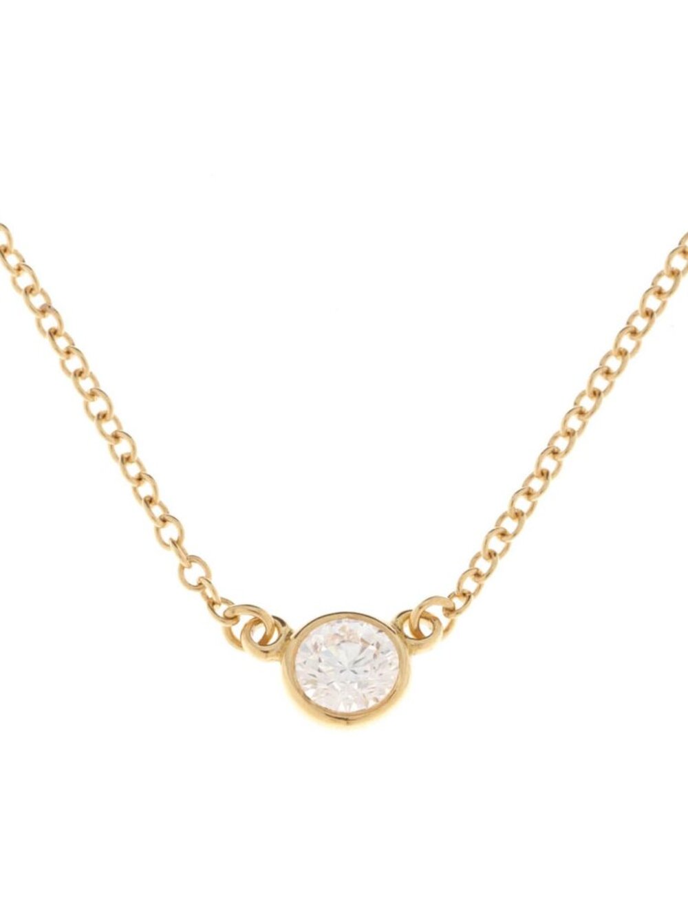 Tiffany & Co by the Yard Necklace 18k Yellow Gold Diamond